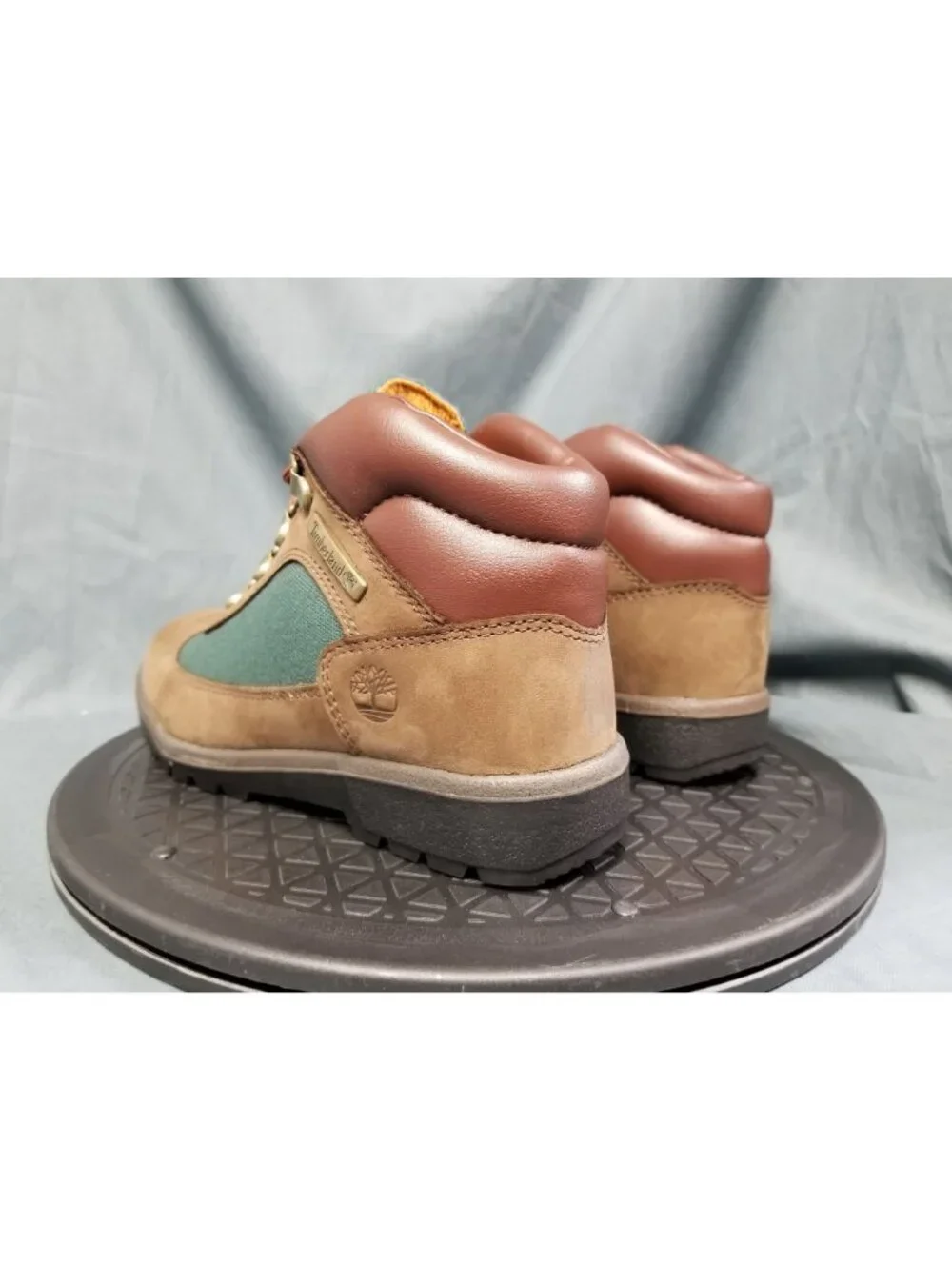 Timberland Field Boot (PS) Waterproof Brown Green Kids Size 13.5 NEW NO BOX!